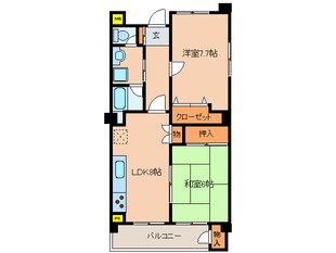 春岡マンションの物件間取画像